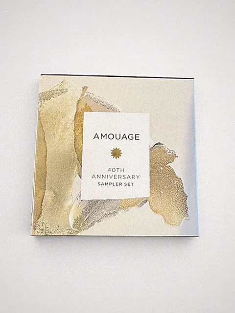 Amouage 40th Anniversary Sample Set 2ml x4 BNIB w/Pouch