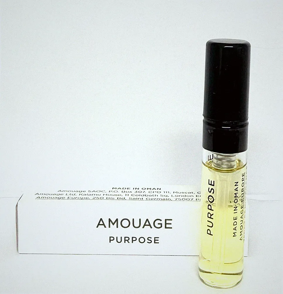 Amouage PURPOSE Sample Spray 2 ml/.06 oz. NEW! Buy more and save!